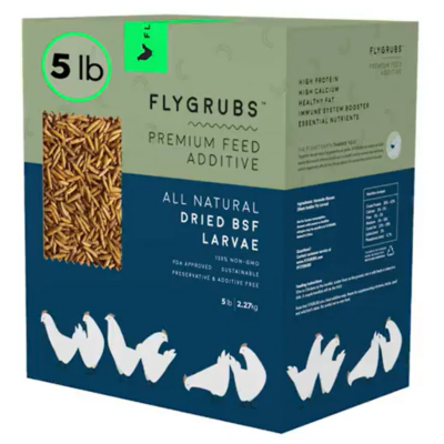 FLYGRUBS BSF Larvae Chicken Feed