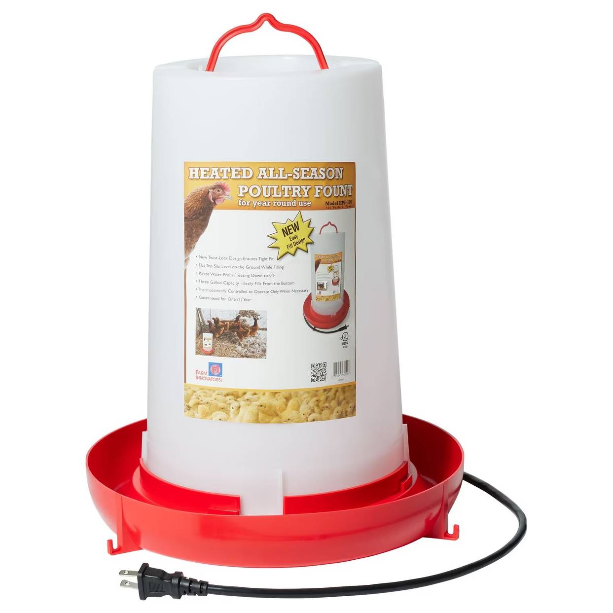Farm Innovators “All Seasons” Poultry Fountain