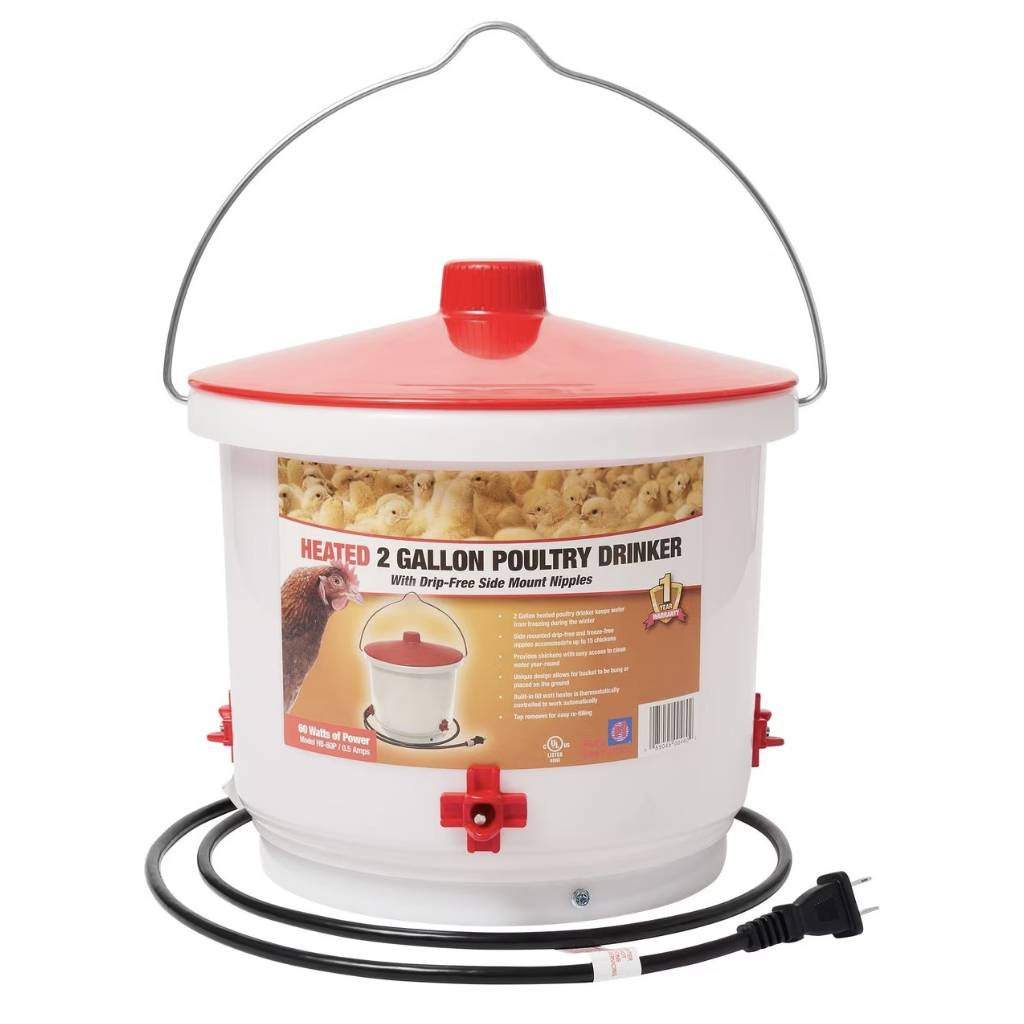 Farm Innovators Heated HB-60P Poultry Drinker