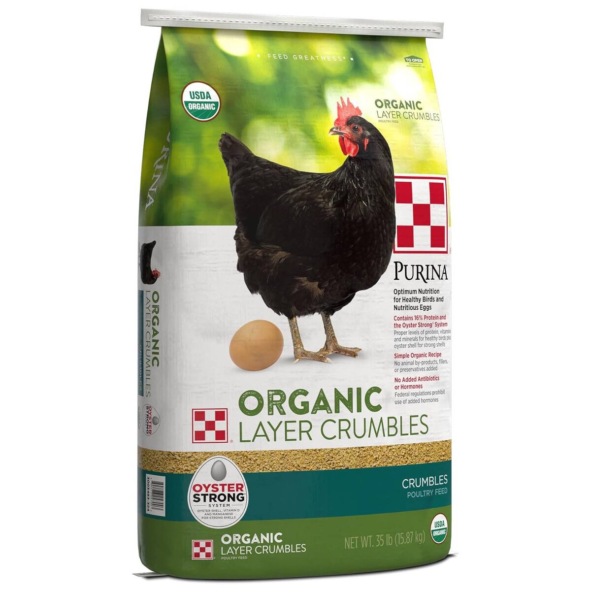 Purina Organic Layer Crumbles Chicken Feed