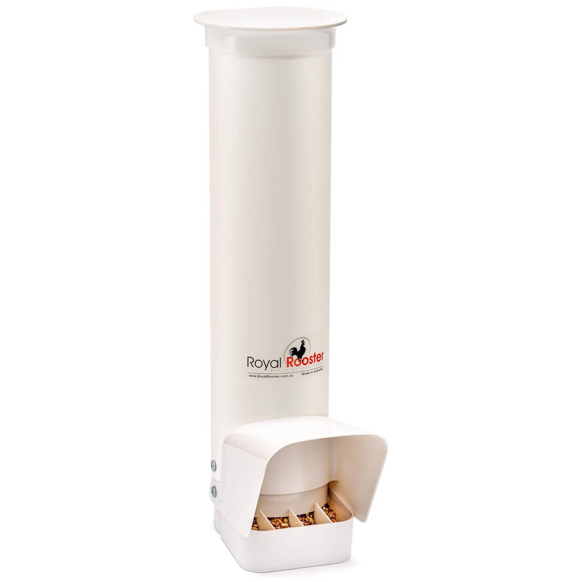Royal Rooster Chicken Poultry Feeder with Rain Cover