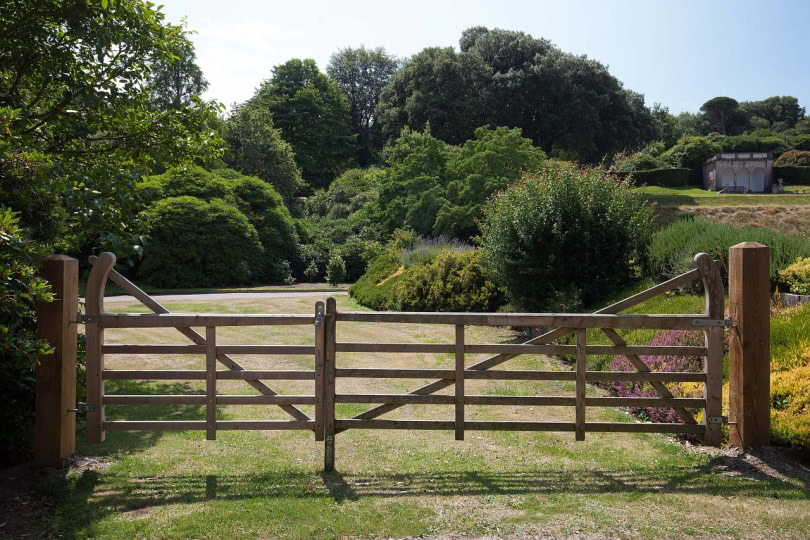 A beautiful wooden gate