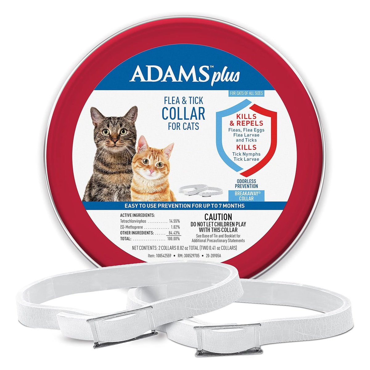Adams Plus Flea & Tick Collar for Cats
