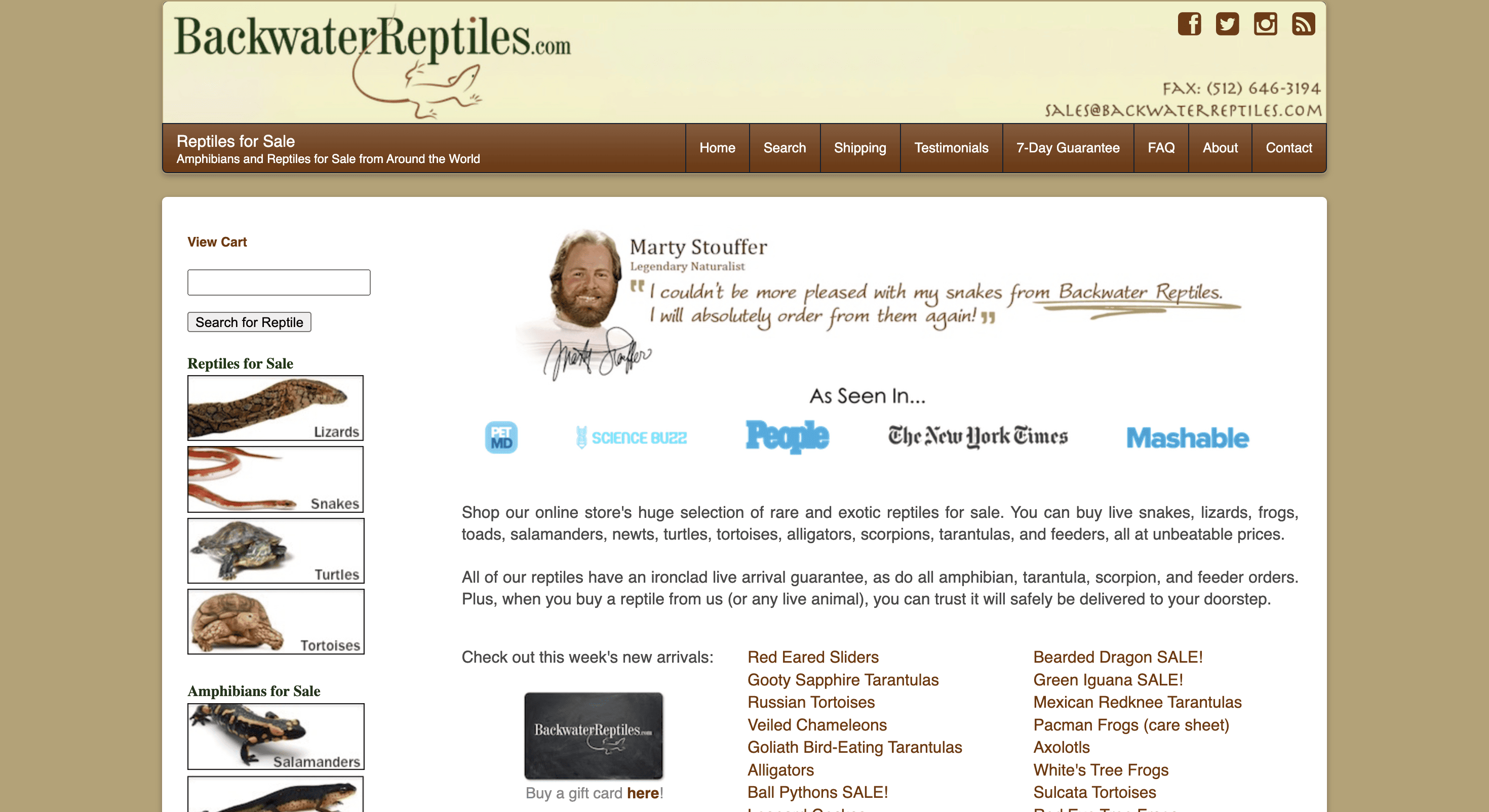 Backwater Reptiles