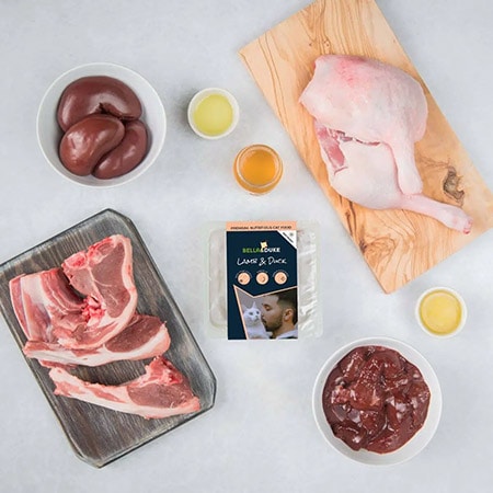 Bella & Duke Lamb & Duck Raw Cat Food