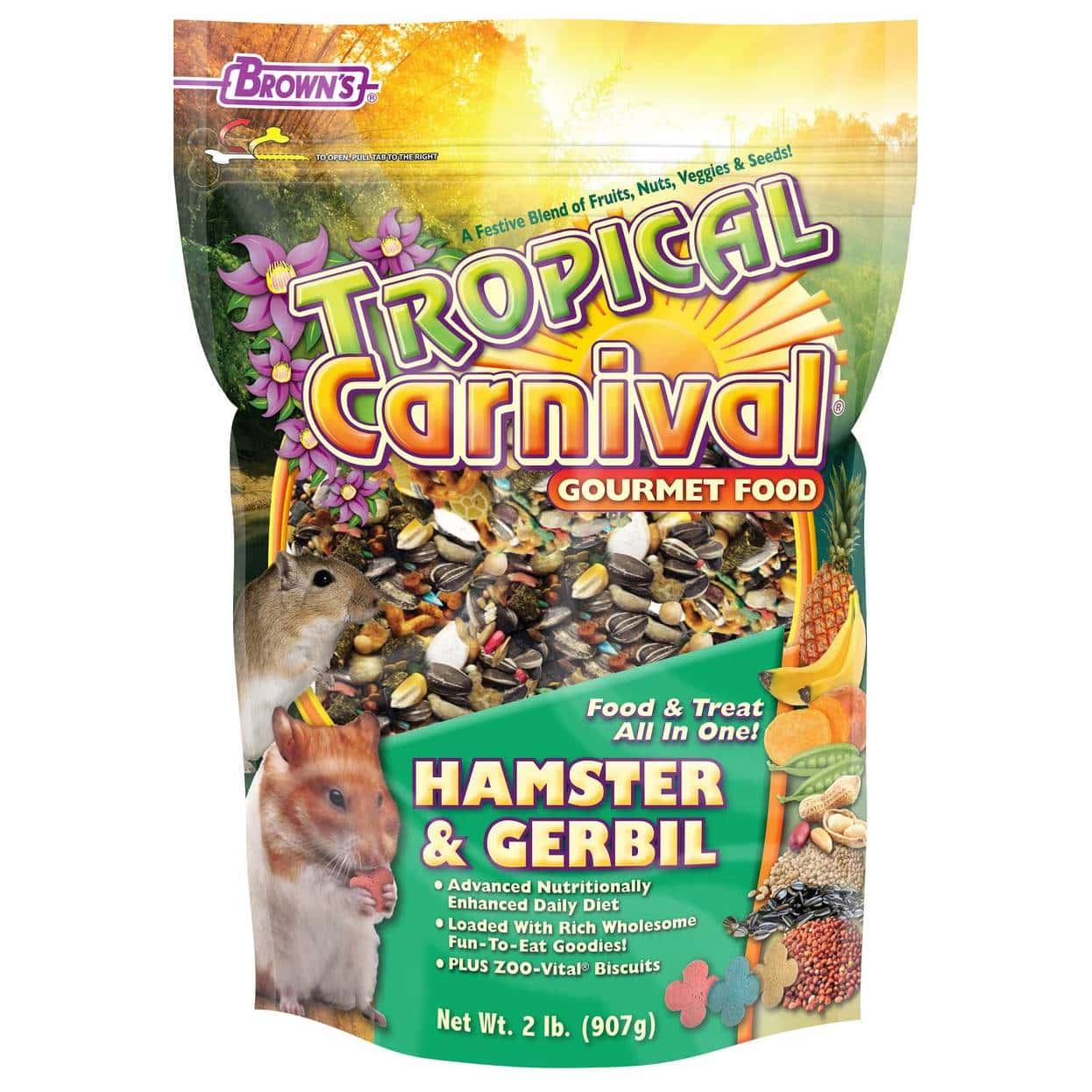 Brown's Tropical Carnival Gerbil Food