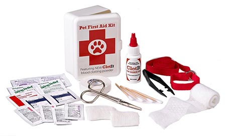 ClotIt Pet First Aid Kit for Dogs, Cats & Small Pets