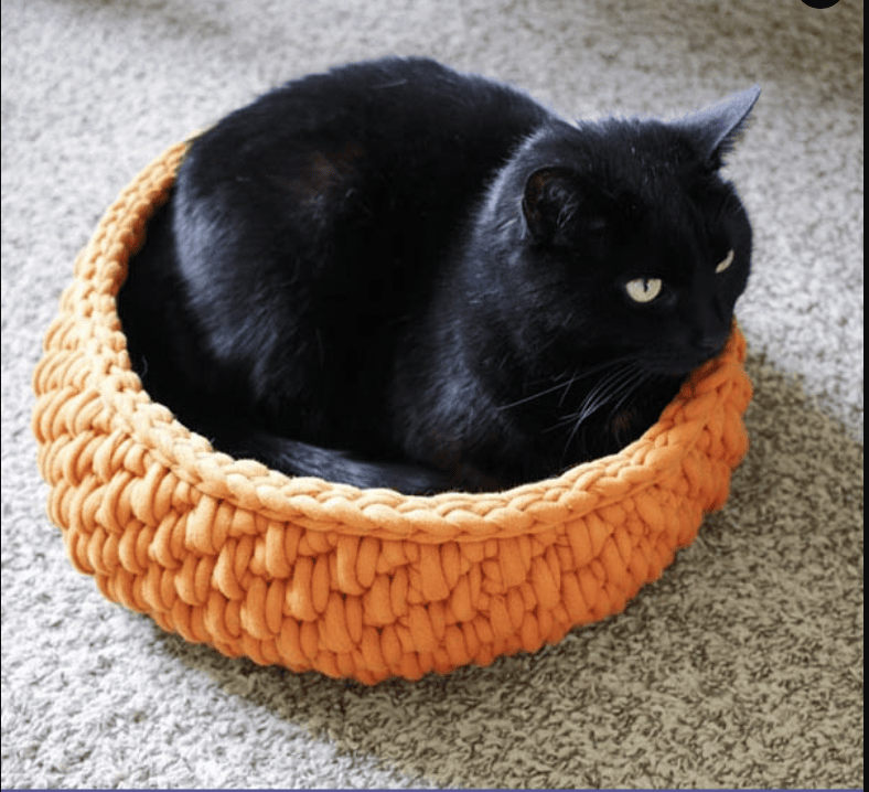 Crochet Pet Cat Bed Free Pattern
