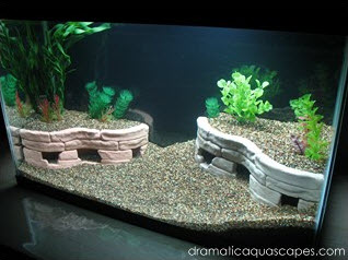 DIY Aquarium Stone Terrace Cave