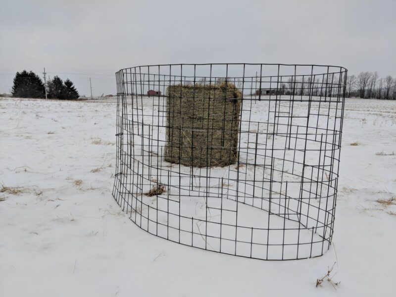 DIY Easy Round Bale Feeder
