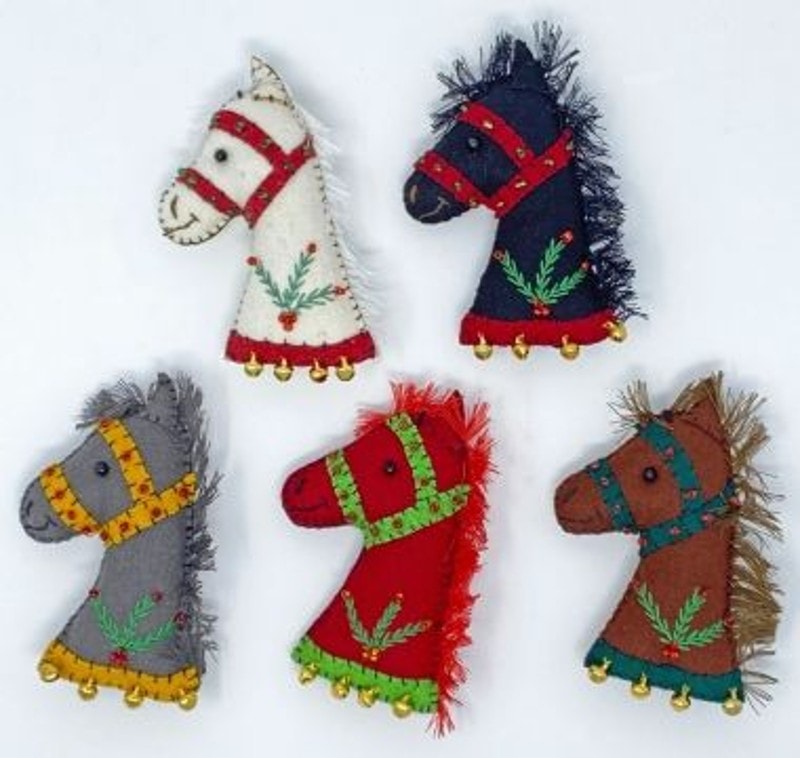DIY Horse Christmas Ornaments