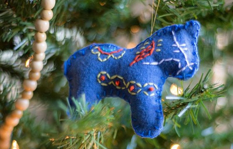 DIY Horse Christmas Ornaments
