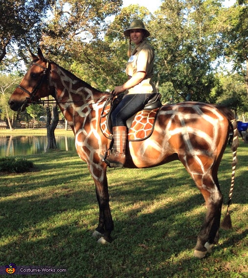 DIY Horse Giraffe Costume