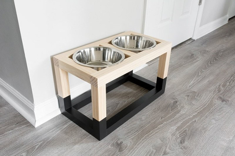 DIY Raised Cat Bowl
