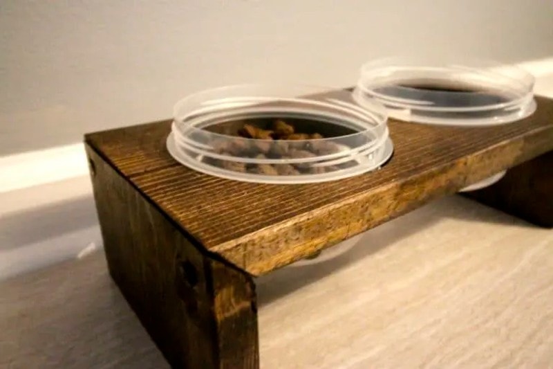 DIY Raised Cat Bowl