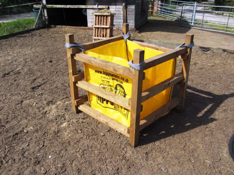 DIY Upcycled Hay Feeder