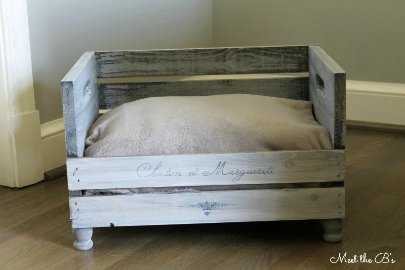 DIY Wooden Crate Bed