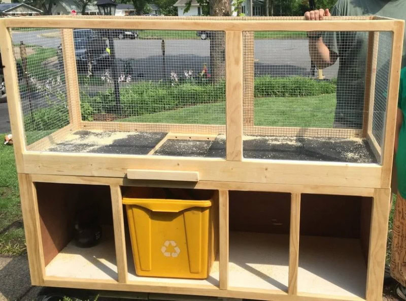 DIY guinea pig cage