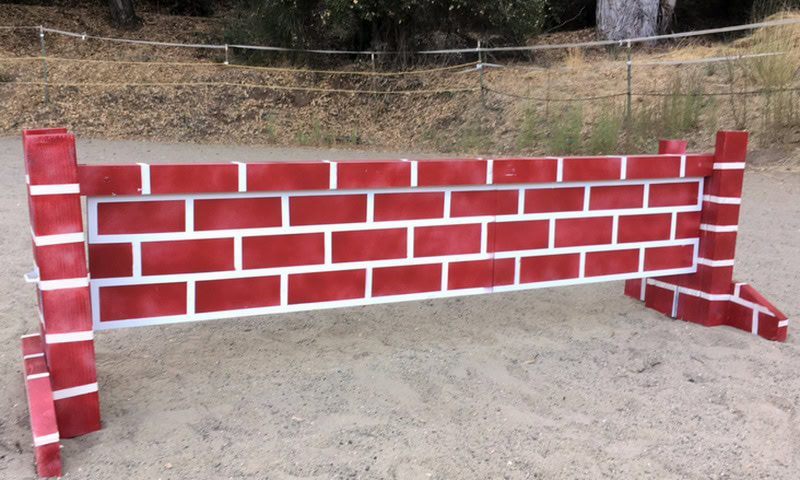 DIY horse jump