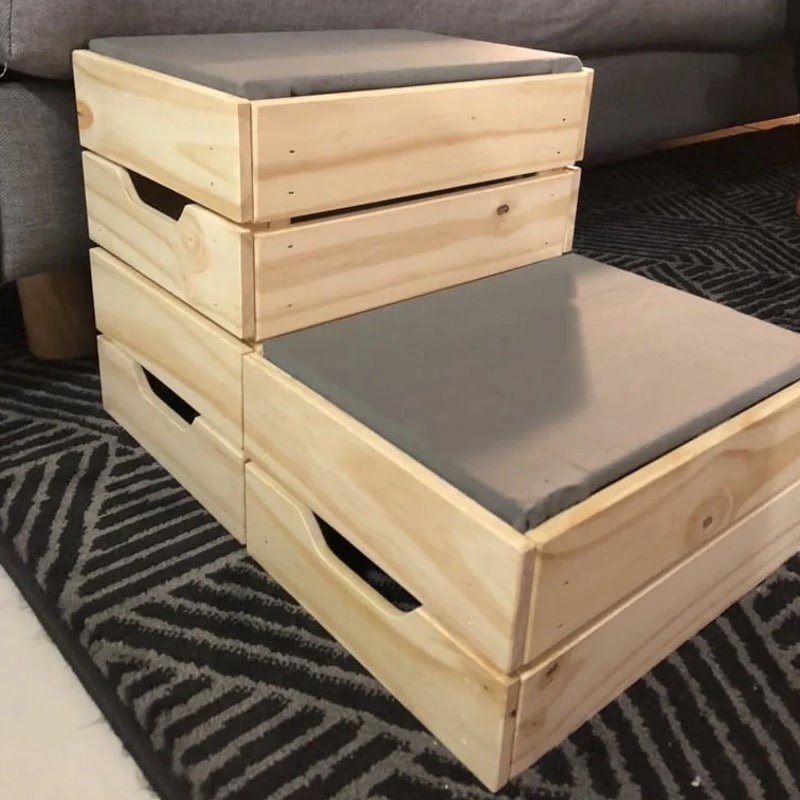 DIY pet stairs