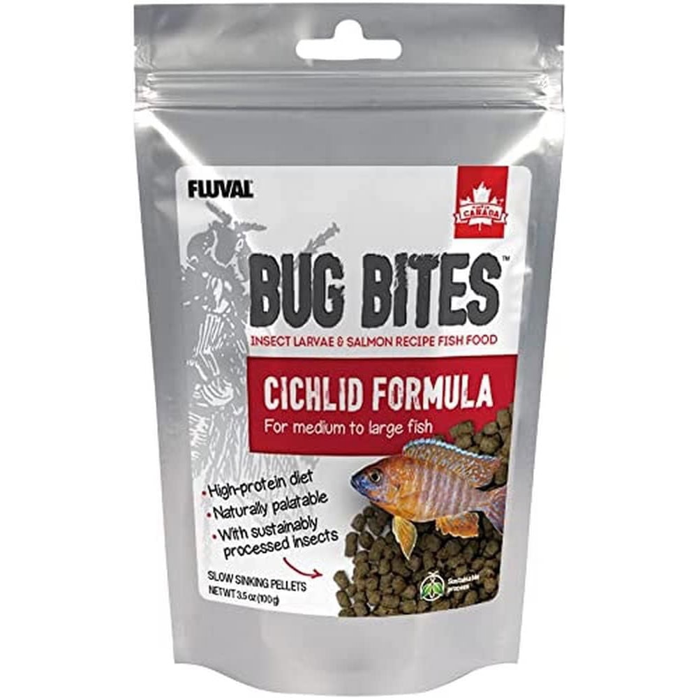 Fluval Bug Bites Cichlid Fish Food