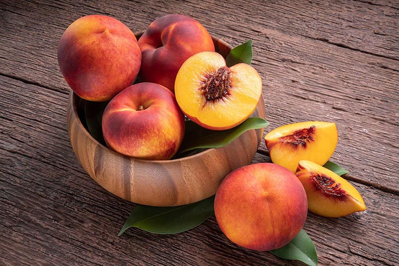 Fresh Yellow nectarine