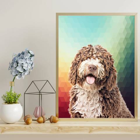 Fun Pawtraits pet portrait