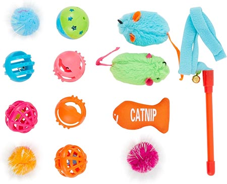Hartz Just for Cats Toy Variety Pack, 13-Count
