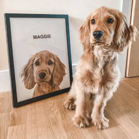 Impersonate Me pet portrait