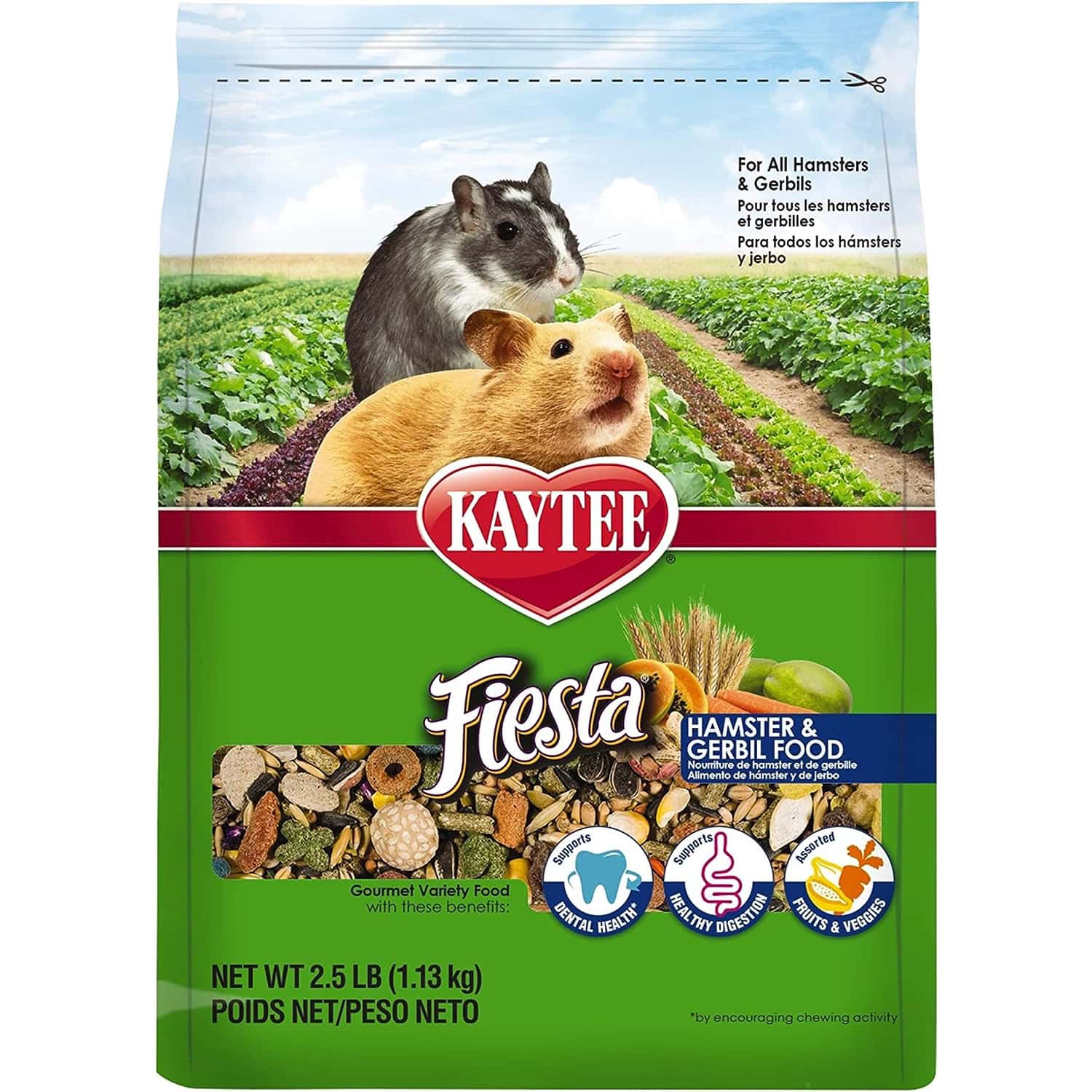 Kaytee Fiesta Gourmet Variety Diet Gerbil Food