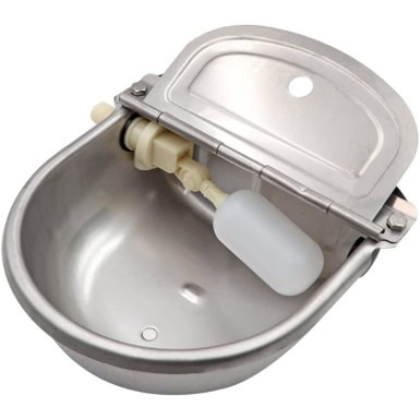 MACGOAL Stainless Steel Automatic Waterer Bowl