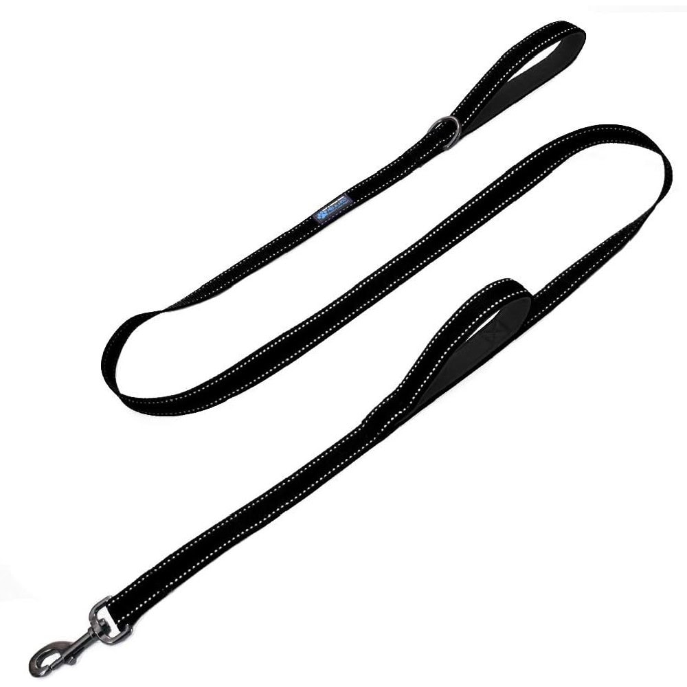 Max and Neo Dog Gear Reflective Double Dog Leash