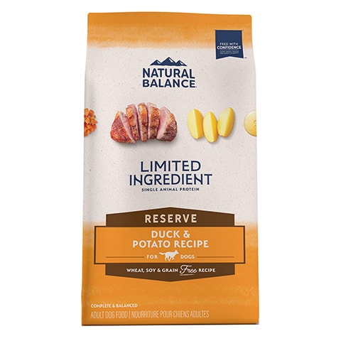 Natural Balance Limited Ingredient Reserve Grain-Free Duck & Potato Puppy Recipe Dry Dog Food