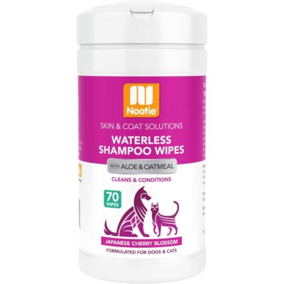 Nootie Waterless Shampoo Wipes for Cats
