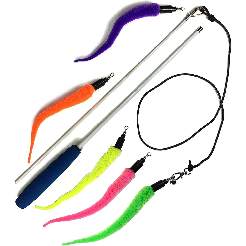Pet Fit For Life Squiggly Worm Wand