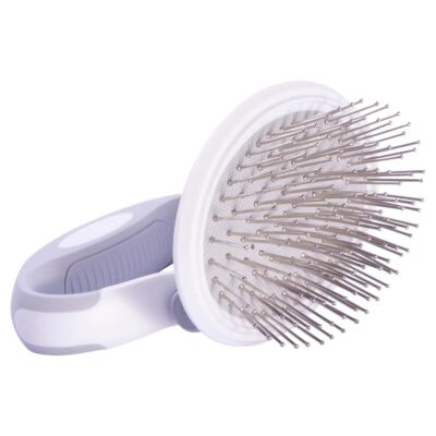 Pet Life Gyrater Swivel Dog Grooming Pin Brush
