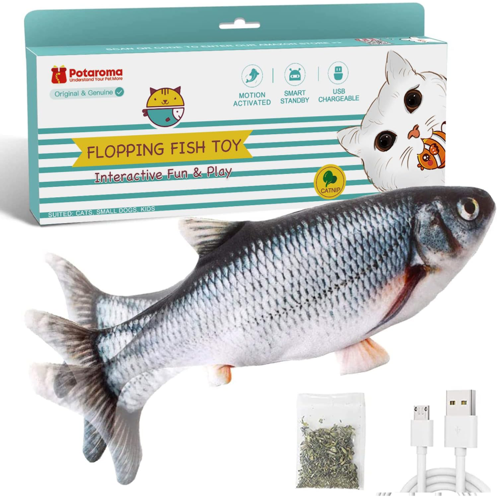 Potaroma Flopping Fish Cat Toy