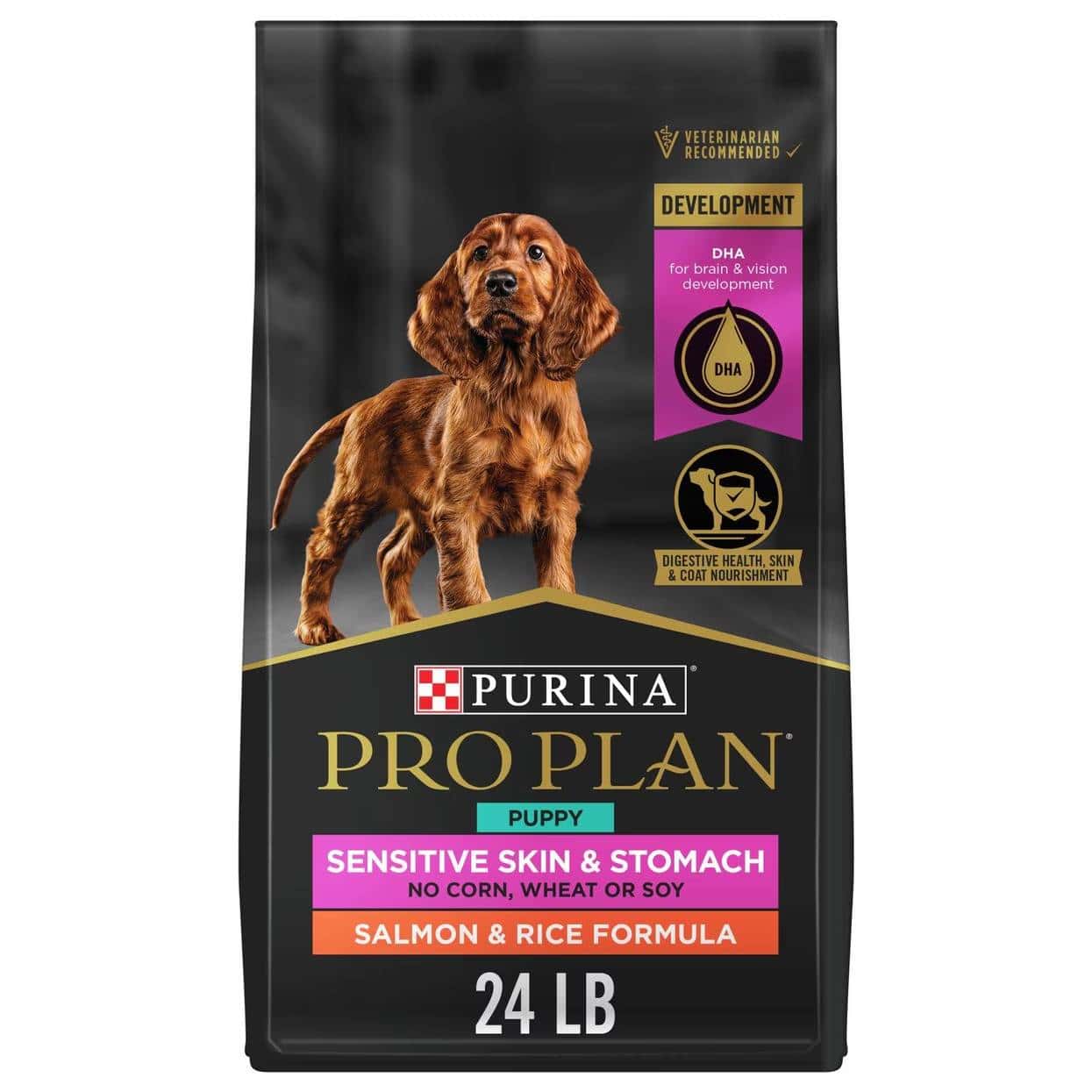 Purina Pro Plan Puppy Sensitive Skin & Stomach Salmon & Rice Dry Dog Food