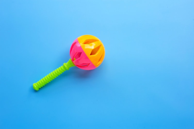 Rattle toy for rabbits