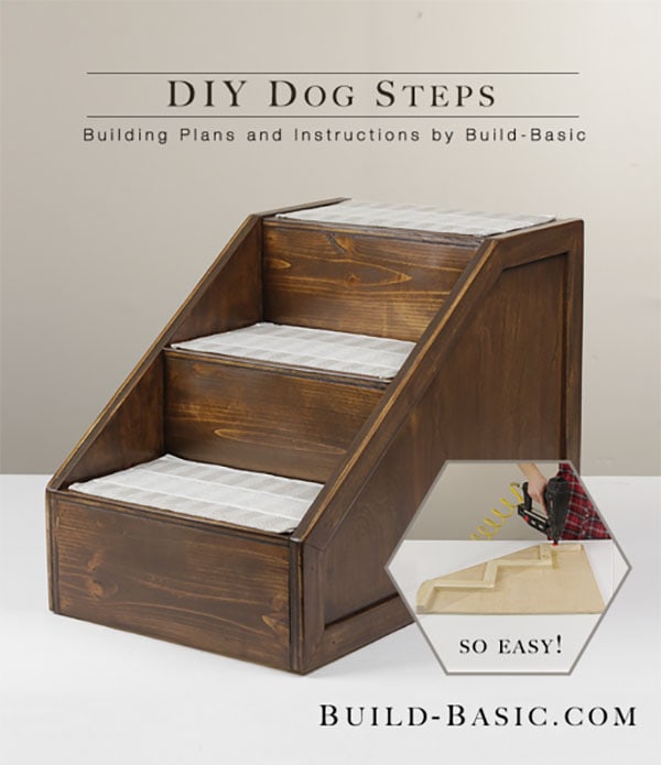 Simple & Inexpensive Dog Stairs