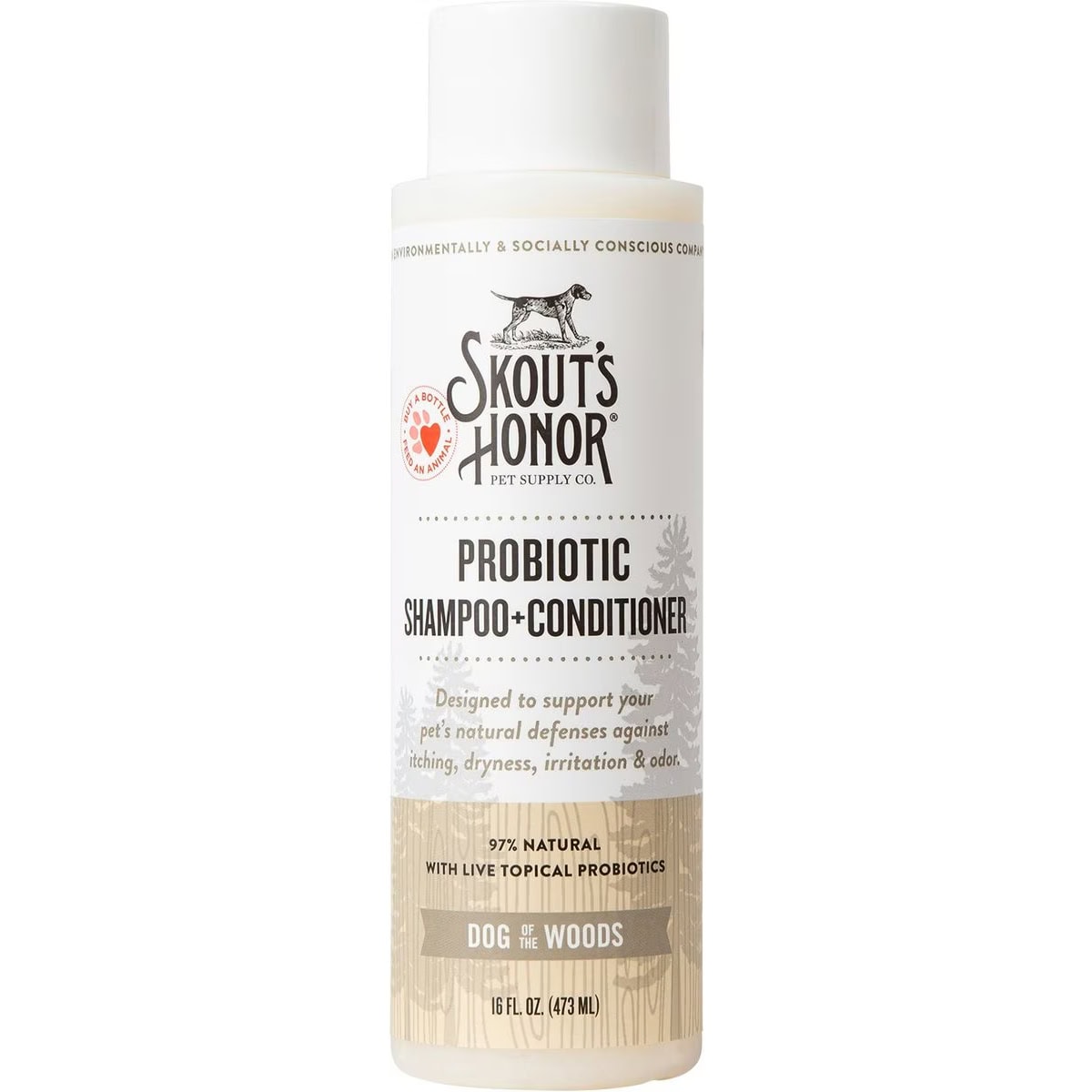 Skout’s Honor Dog of the Woods Probiotic Dog Shampoo & Conditioner new