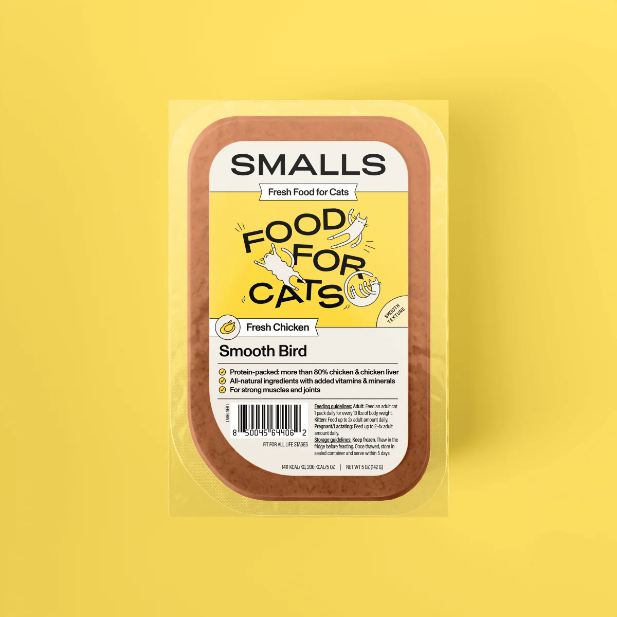 Smalls Cat Food Fresh Smooth Bird
