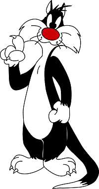 Sylvester The Cat Logo - Warner Bros Entertainment Inc