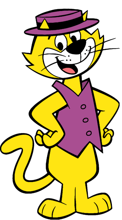 Full body Top Hat from Hanna-Barbera, property of Warner Bros. Entertainment Inc.