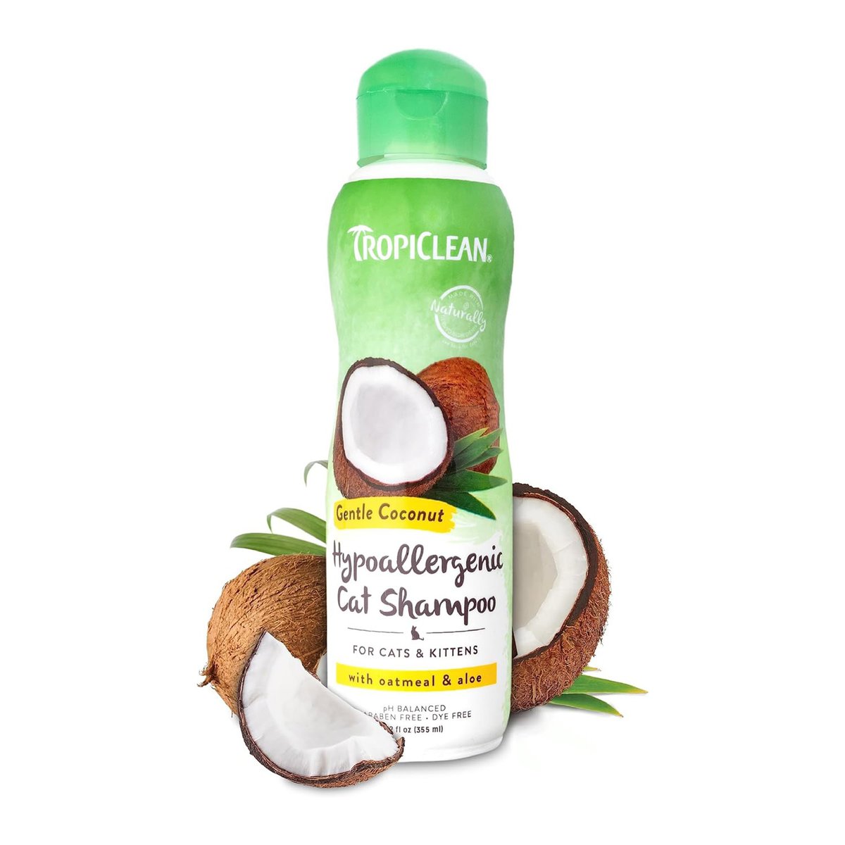 TropiClean-Coconut-Hypoallergenic-Cat-Shampoo