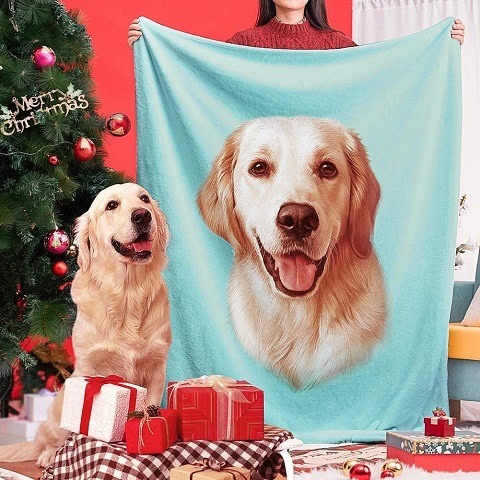 VEELU Custom Photo Blanket
