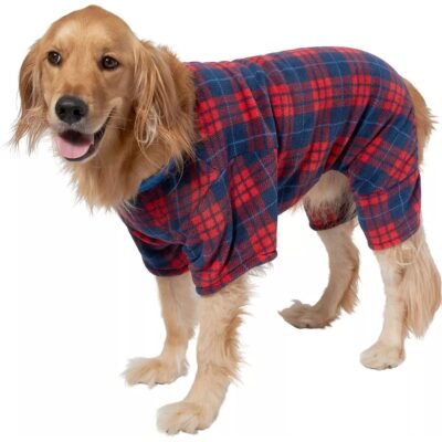 Wagatude Red Plaid Pajama for Dog