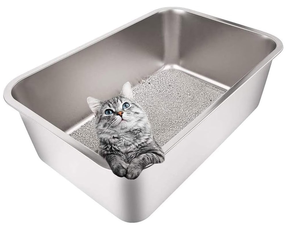 Yangbaga Stainless Steel Litter Box