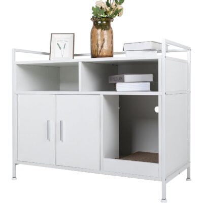 Yusing Litter Box Enclosure/Storage Shelf