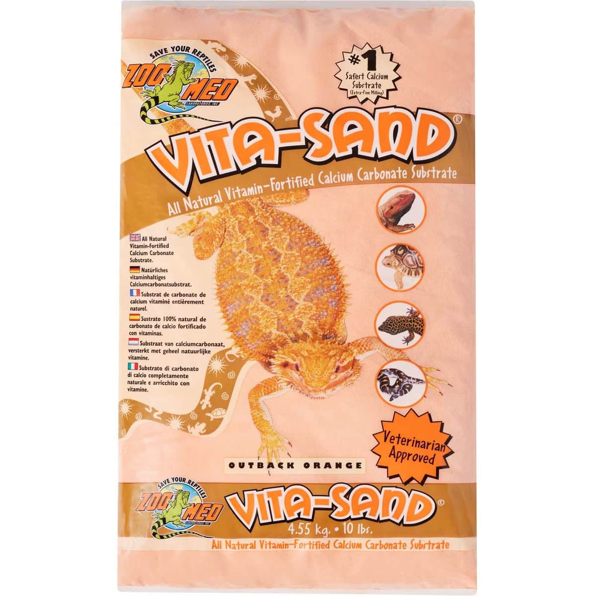 Zoo Med Vita-Sand All Natural Vitamin-Fortified Calcium Carbonate Substrate 